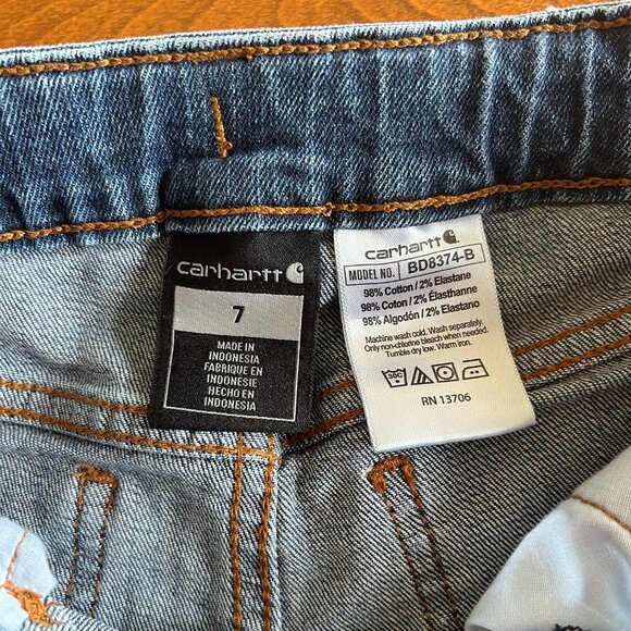 Carhartt straight-leg blue jeans 7 - Picture 2 of 11